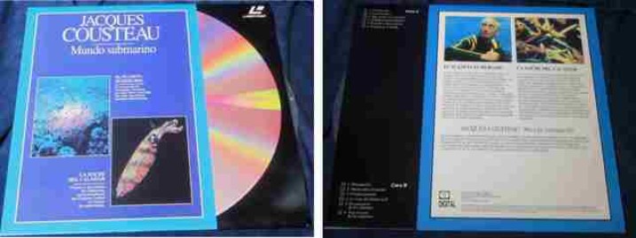 LASER DISC JACQUES COUSTEAU PLANETA SUMERGIDO CALAMAR